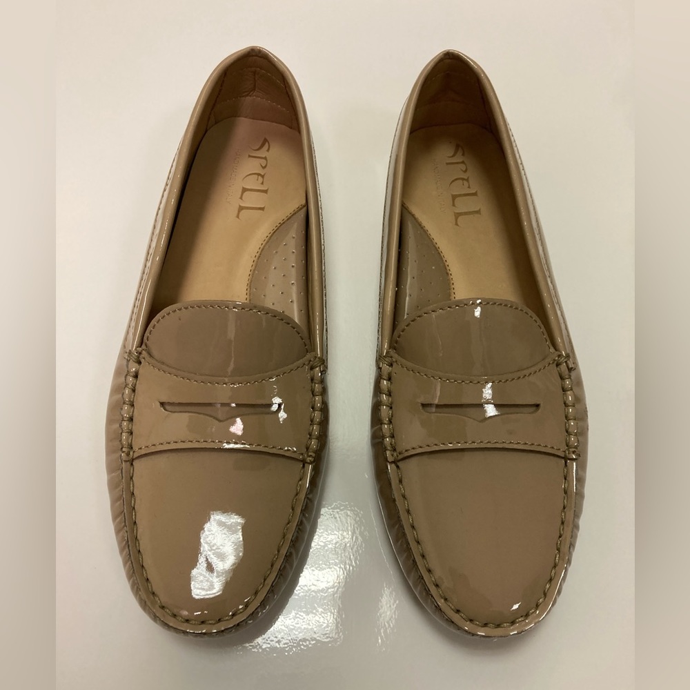 Vernice Beige Scuro (beige) loafers (SPELL - New Without Tags)